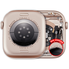 Housing Assembly For Watch Series 11 (46MM) (Used OEM Pull: Grade A) (GPS Version) (Aluminum / Rose Gold)