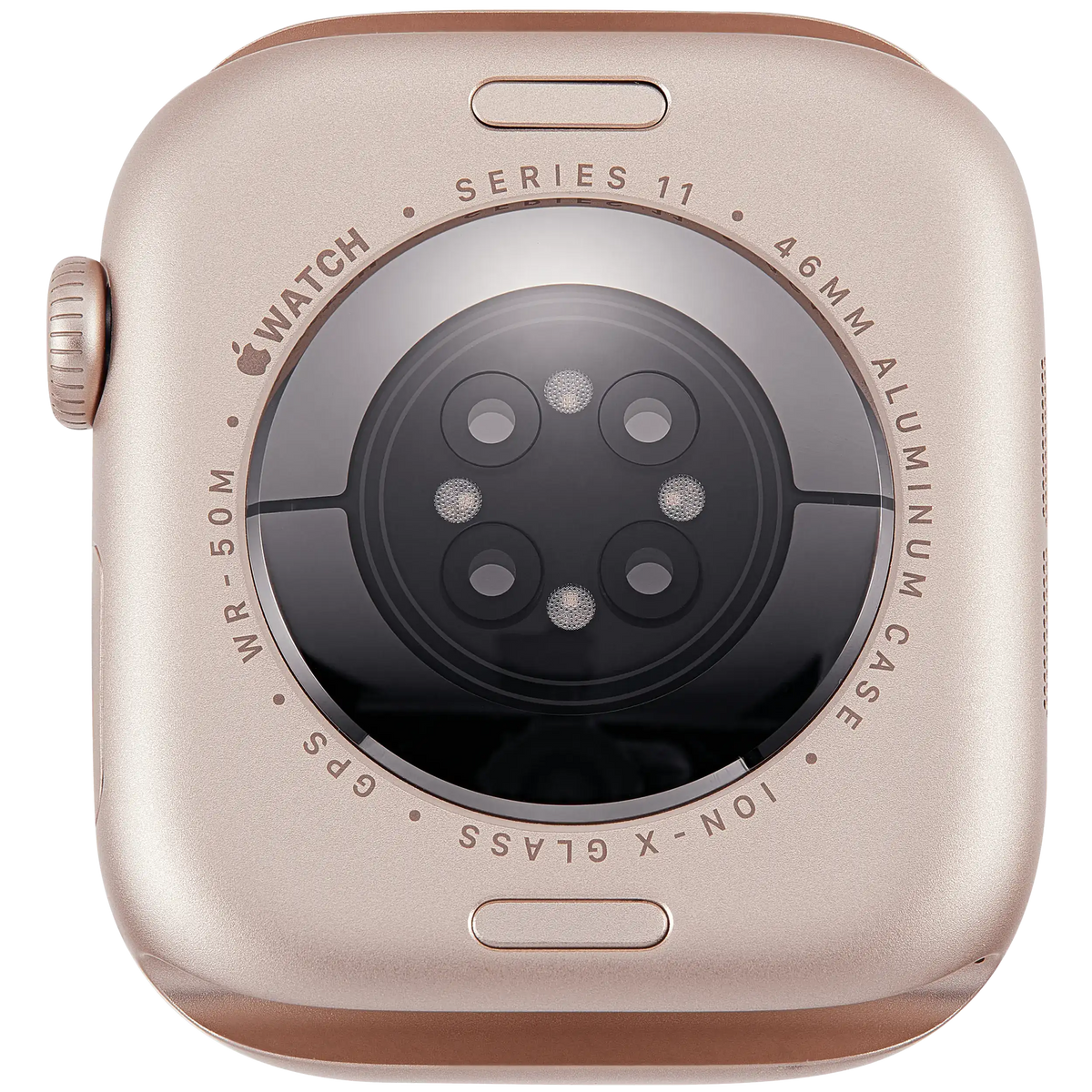 Housing Assembly For Watch Series 11 (46MM) (Used OEM Pull: Grade A) (GPS Version) (Aluminum / Rose Gold)