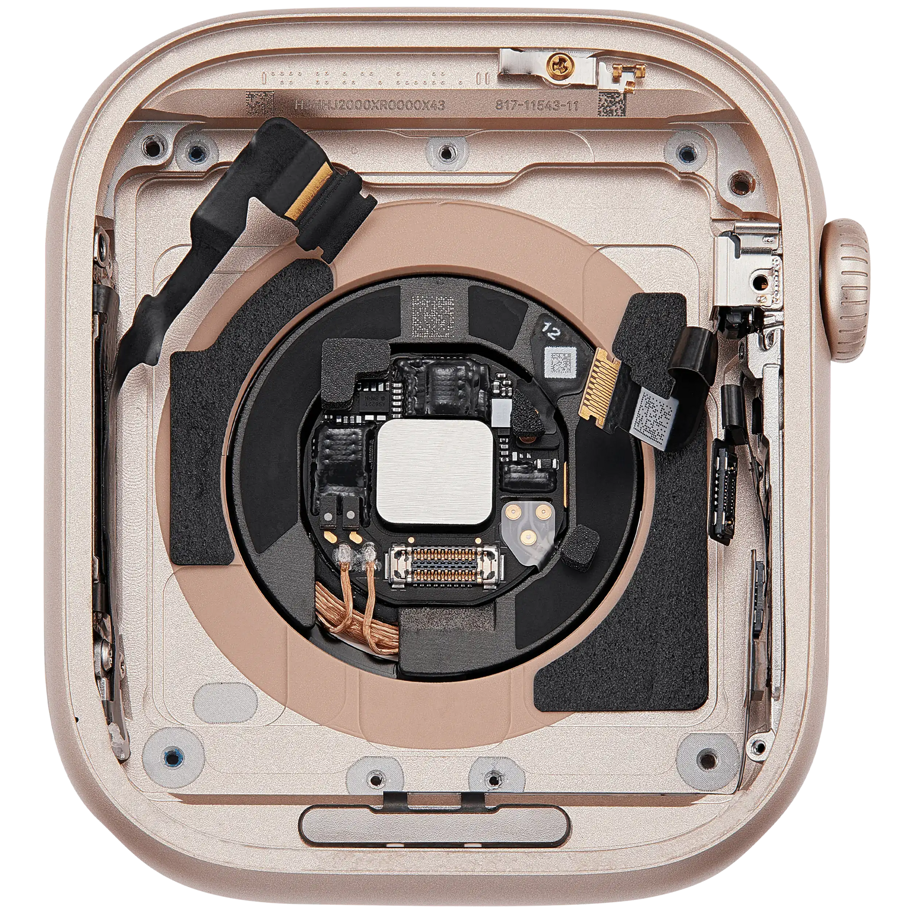 Housing Assembly For Watch Series 11 (46MM) (Used OEM Pull: Grade A) (GPS Version) (Aluminum / Rose Gold)