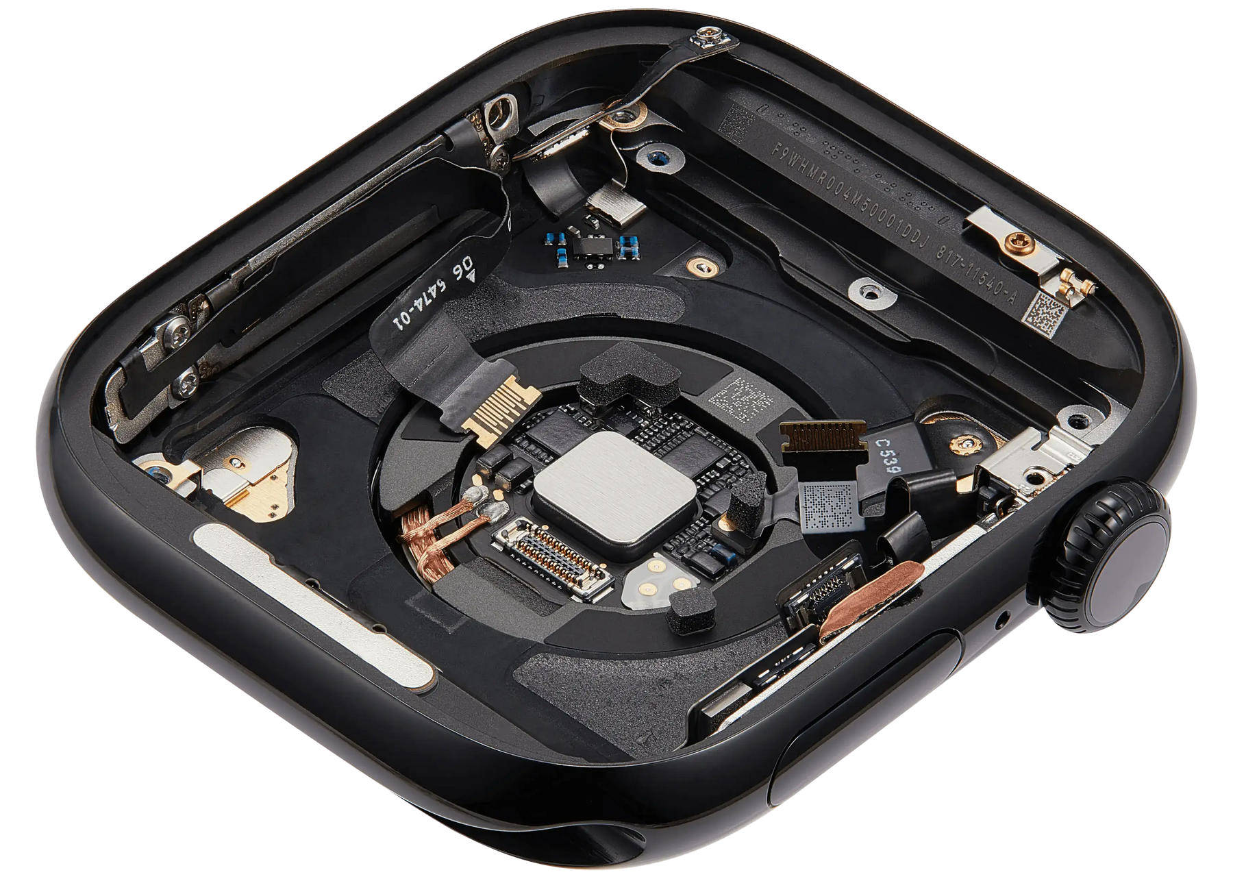 Housing Assembly For Watch Series 11 (46MM) (Used OEM Pull: Grade A) (Cellular Version) (Aluminum / Jet Black)