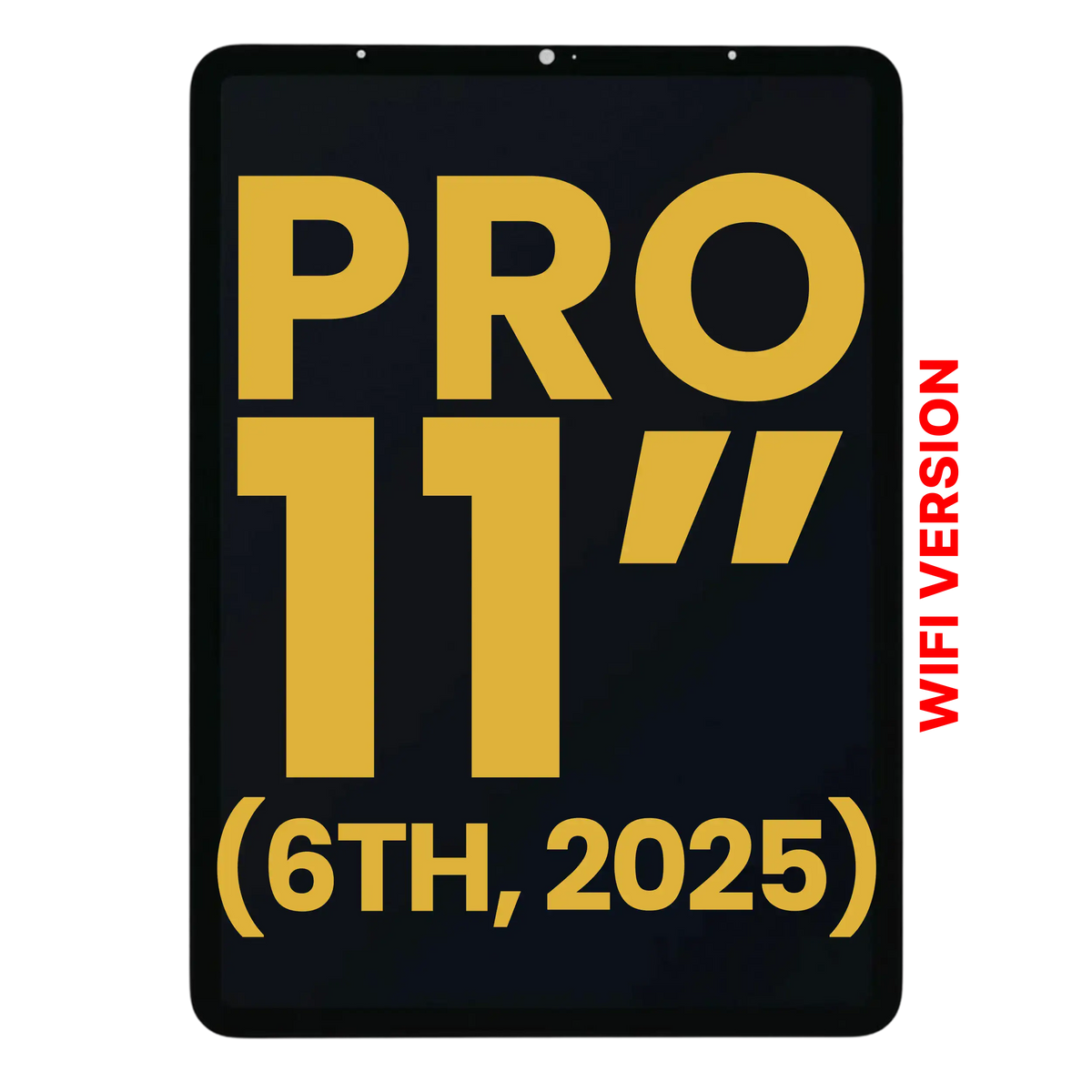 OLED Assembly With Digitizer For iPad Pro 11" 6th Gen (2025) (WiFi Version Only) (Refurbished) (All Colors)
