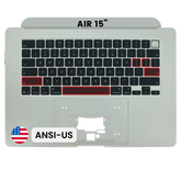 Top Case with Keyboard (ANSI US) For MacBook Air 15" A3448 (2026) (Genuine OEM) (Starlight)