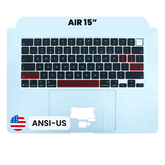 Top Case with Keyboard (ANSI US) For MacBook Air 15" A3448 (2026) (Genuine OEM) (Sky Blue)