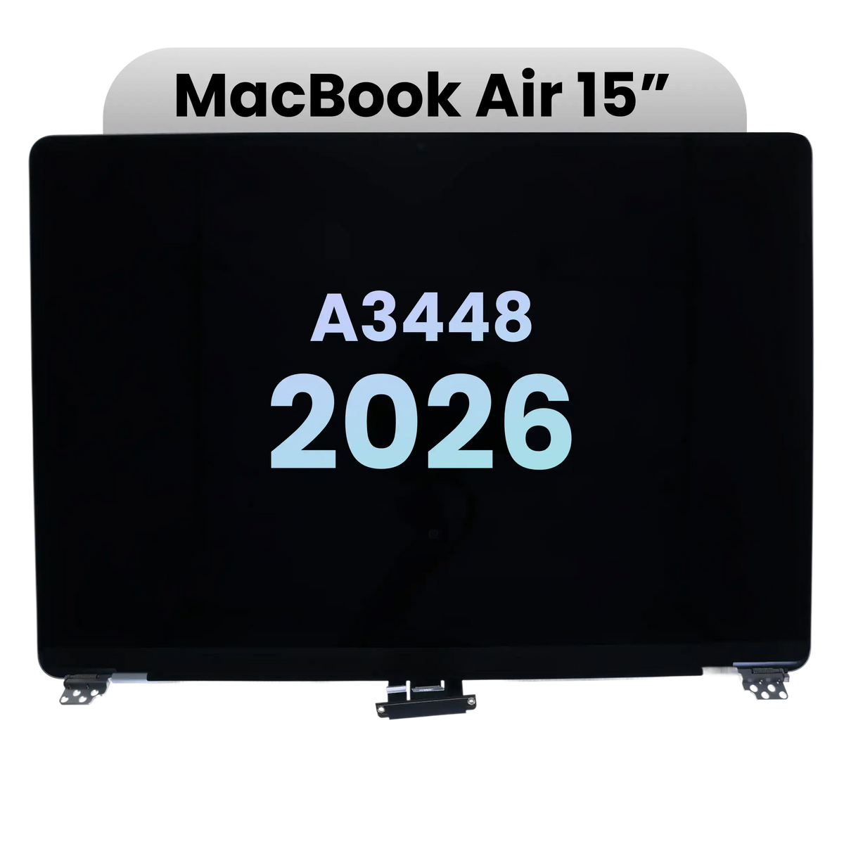 Complete LCD Display Assembly For MacBook Air 15" A3448 (2026) (Genuine OEM) (Silver)