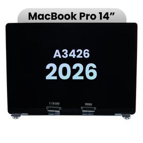 Complete LCD Display Assembly (Nano Texture) For MacBook Pro 14" A3426 (2026) (Genuine OEM) (Silver)