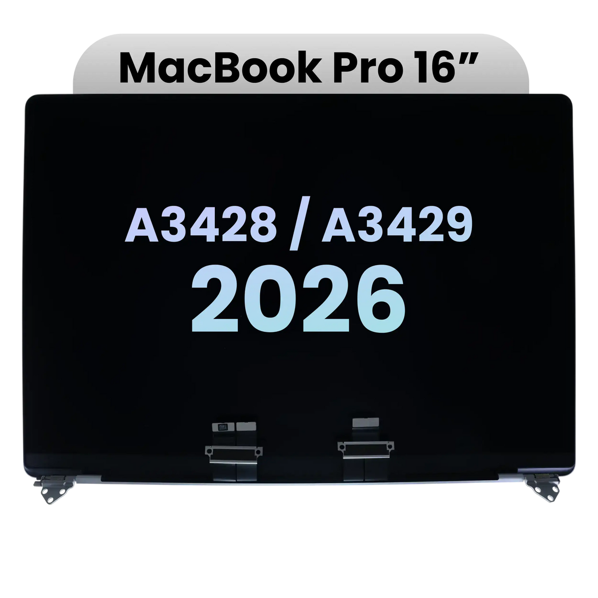 Complete LCD Display Assembly (Nano Texture) For MacBook Pro 16" A3428 / A3429 (2026) (Genuine OEM) (Silver)