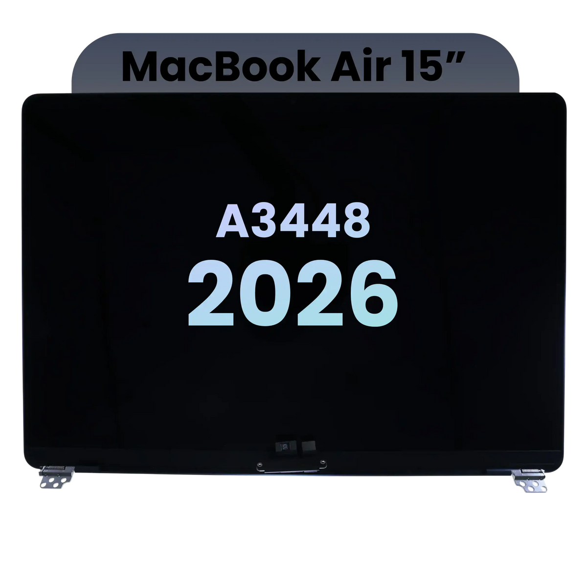 Complete LCD Display Assembly For MacBook Air 15" (A3448) (2026) (Genuine OEM) (Midnight)