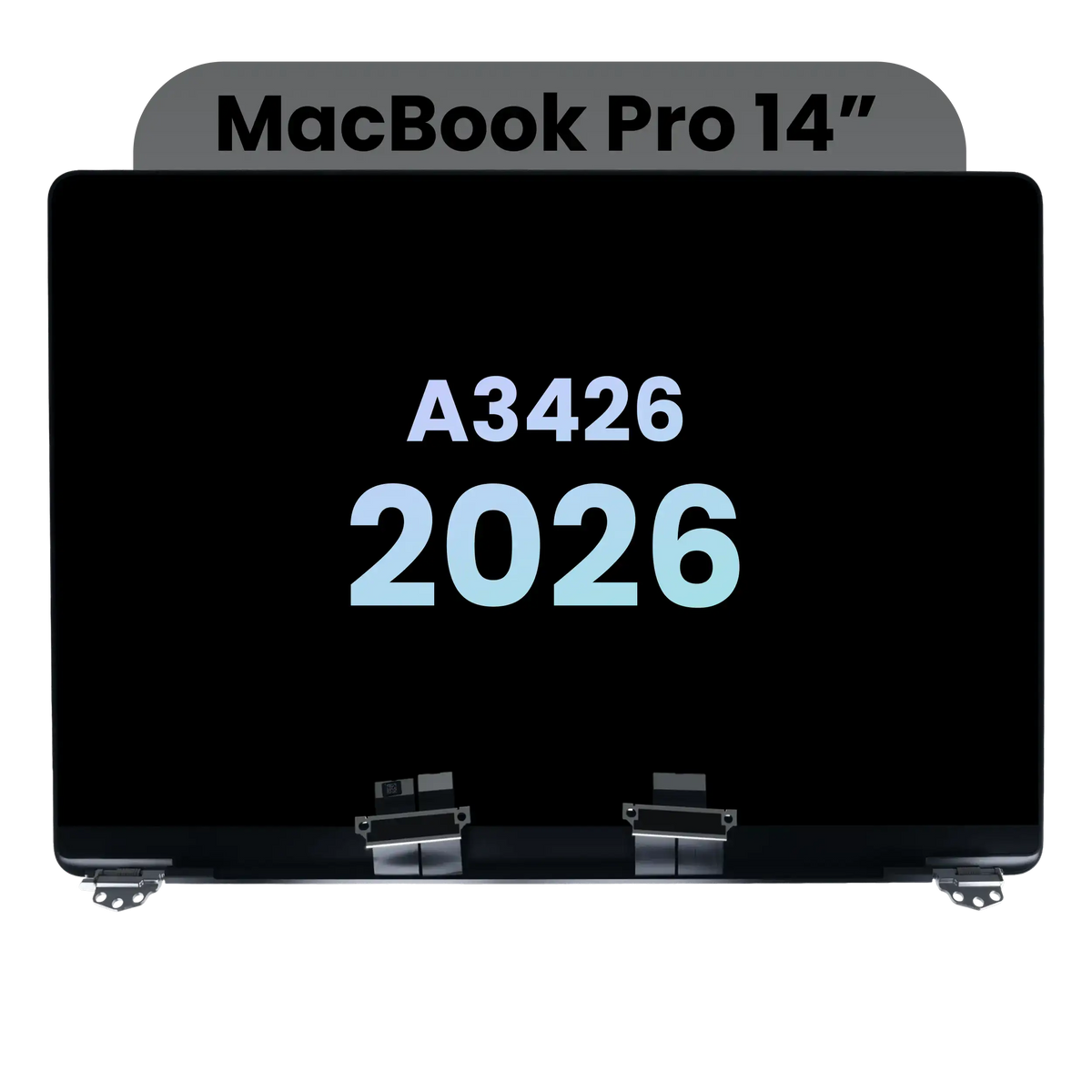 Complete LCD Display Assembly For MacBook Pro 14" A3426 (2026) (Genuine OEM) (Space Black)