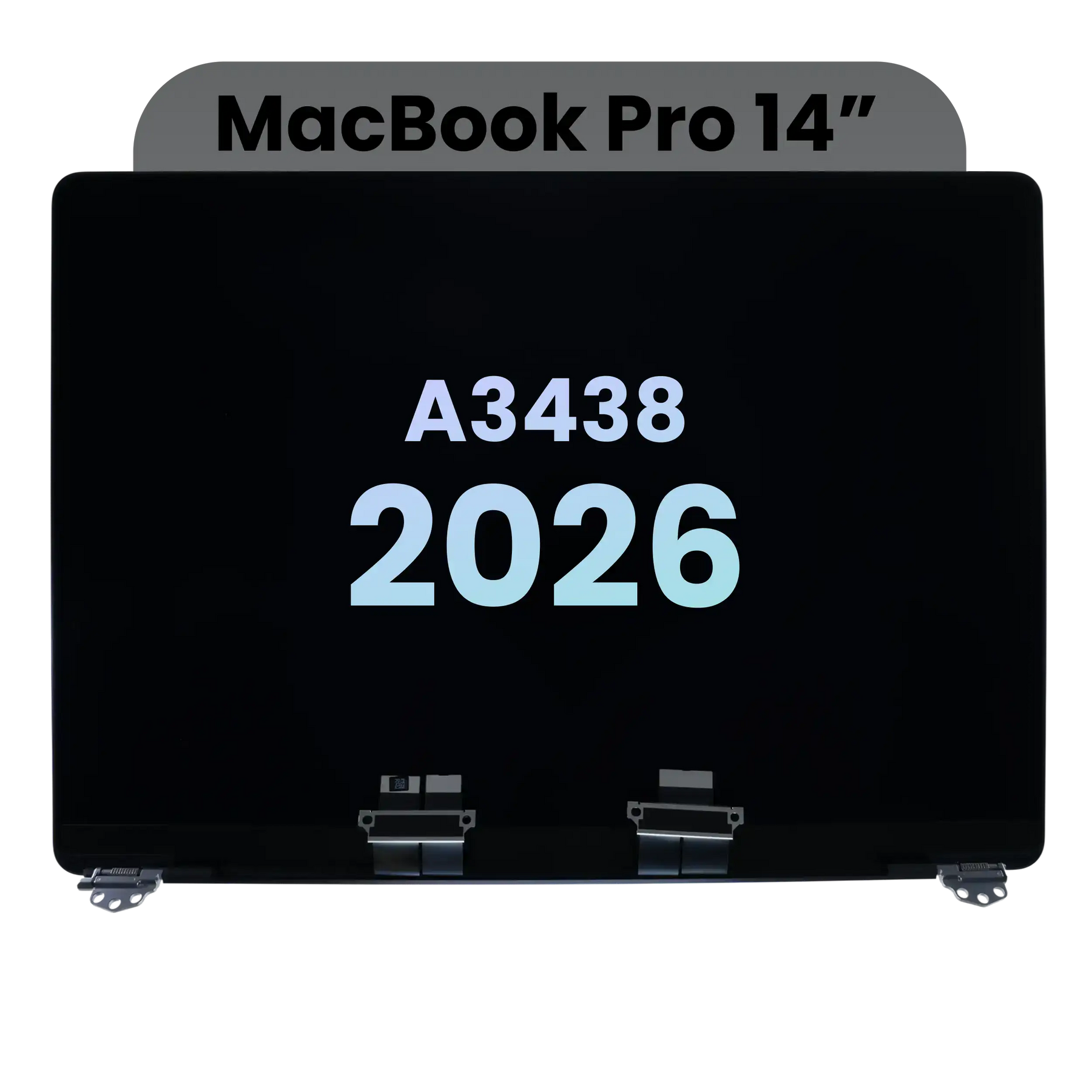 Complete LCD Display Assembly (Nano Texture) For MacBook Pro 14" (A3438) (2026) (Genuine OEM) (Space Black)