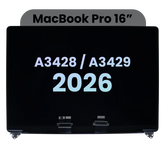 Complete LCD Display Assembly For MacBook Pro 16" A3428 / A3429 (2026) (Genuine OEM) (Space Black)