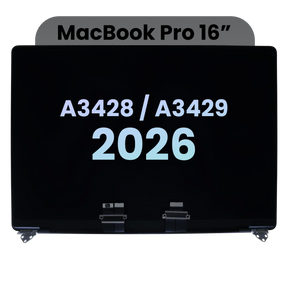 Complete LCD Display Assembly For MacBook Pro 16" A3428 / A3429 (2026) (Genuine OEM) (Space Black)
