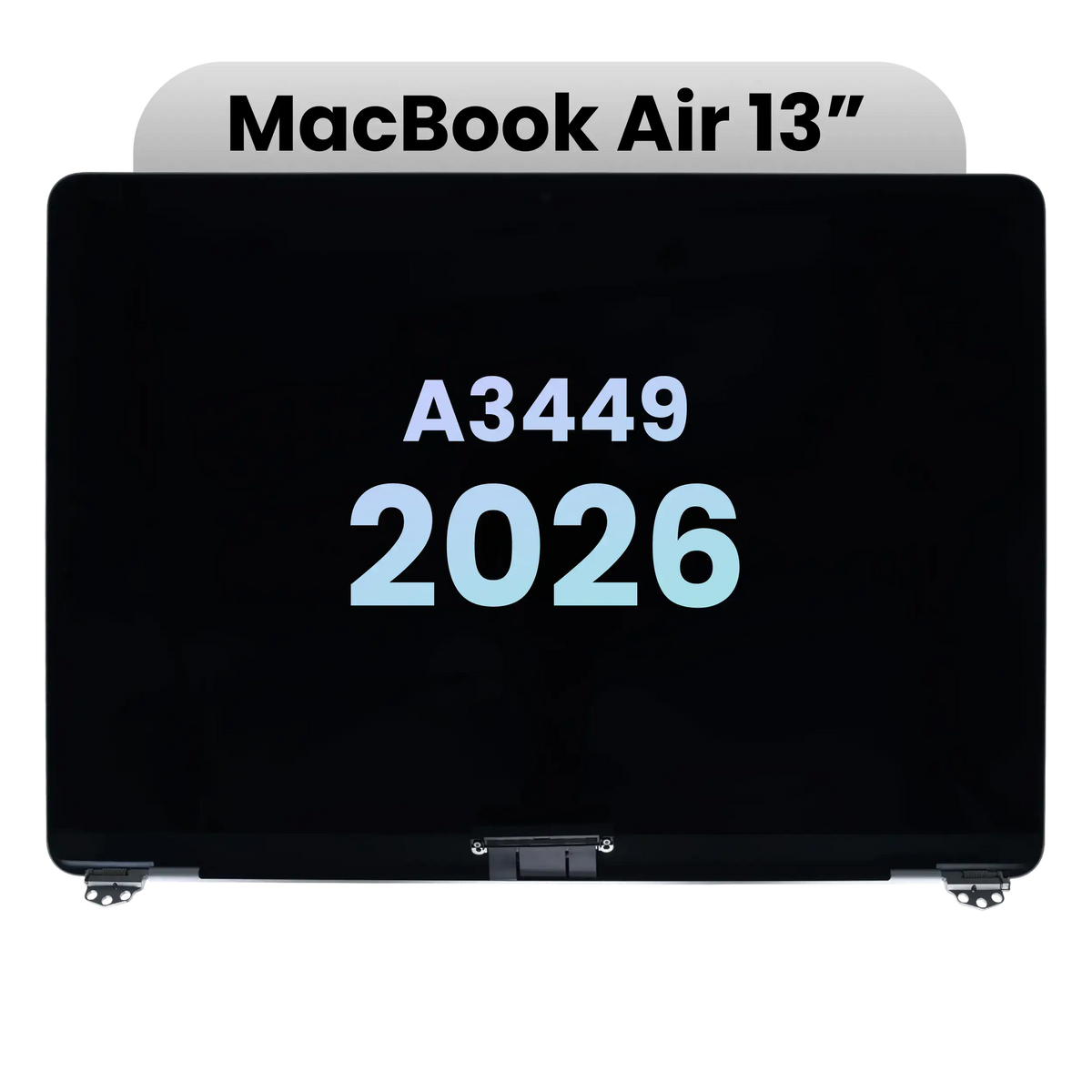 Complete LCD Display Assembly For MacBook Air 13" A3449 (2026) (Genuine OEM) (Silver)