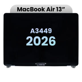 Complete LCD Display Assembly For MacBook Air 13" A3449 (2026) (Genuine OEM) (Silver)