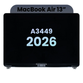 Complete LCD Display Assembly For MacBook Air 13" A3449 (2026) (Genuine OEM) (Midnight)