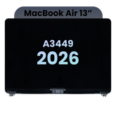 Complete LCD Display Assembly For MacBook Air 13" (A3449) (2026) (Genuine OEM) (Starlight)