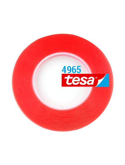 Double-Sided Polyester Red Tape (10MM X 25M) (Tesa Model # 4965)