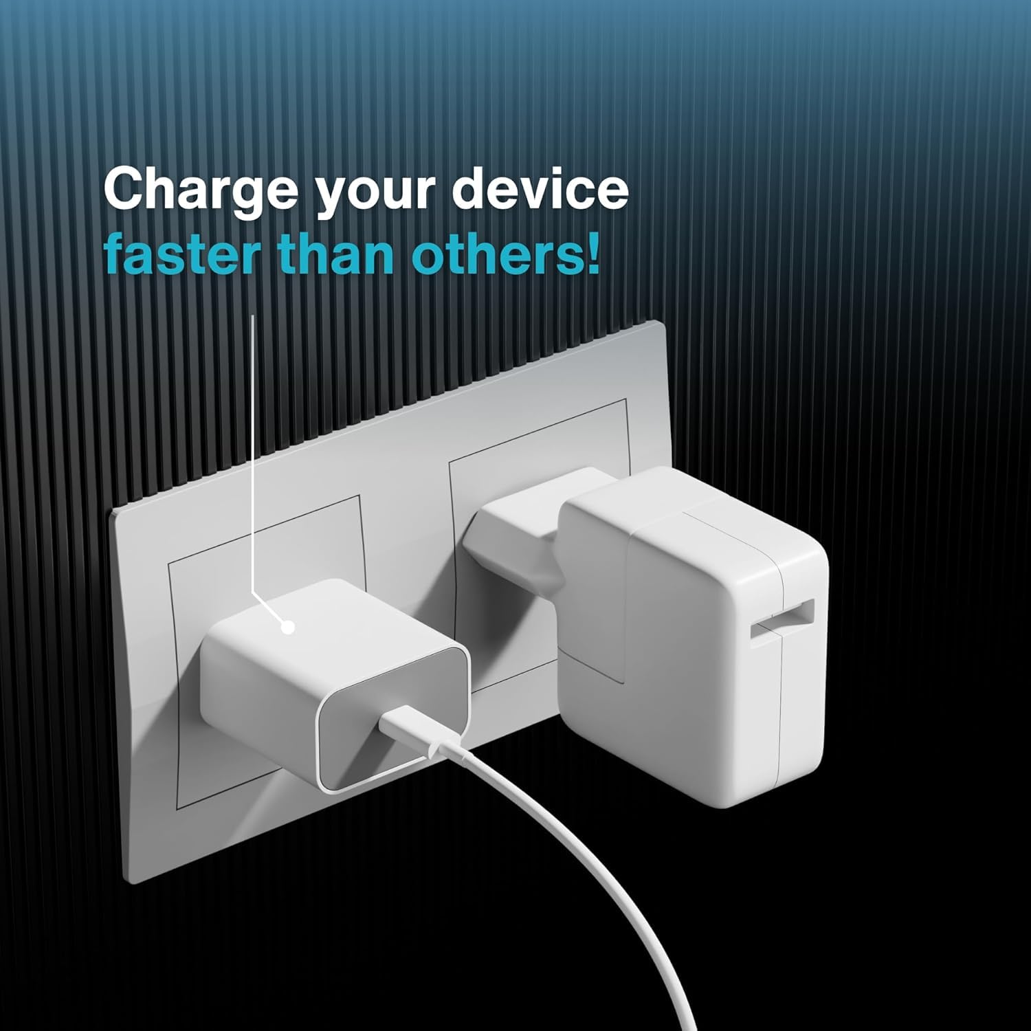 iPhone 16 Pro Max Charger Original 20W USB-C Fast Power Adapter