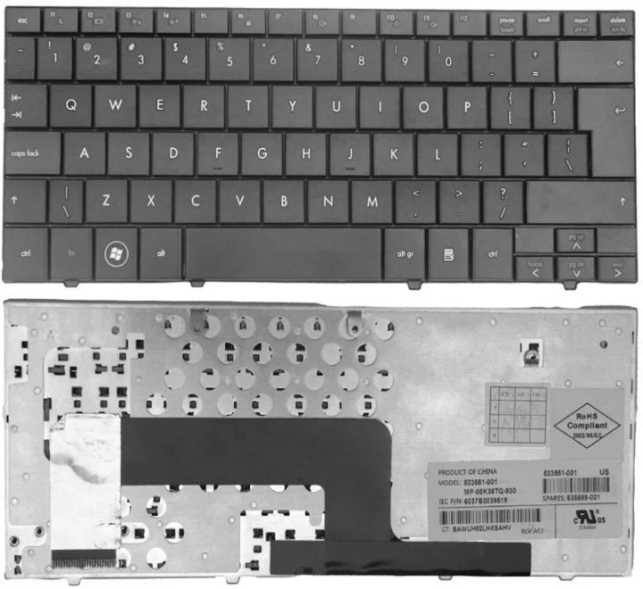 Laptop Keyboard For HP Mini 110, 110-1000, 110-1000CTO, 110-1015TU, 11
