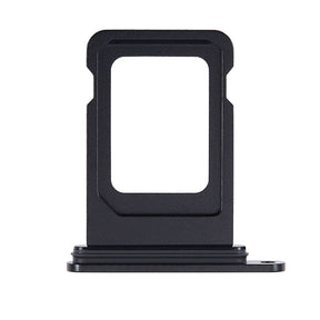 Replacement For iPhone 15 15 Plus Single Sim Card Tray-Black