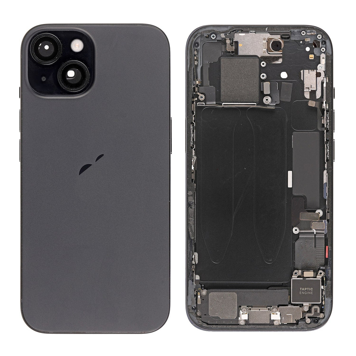 Replacement For iPhone 15 Back Cover Full Assembly-Black