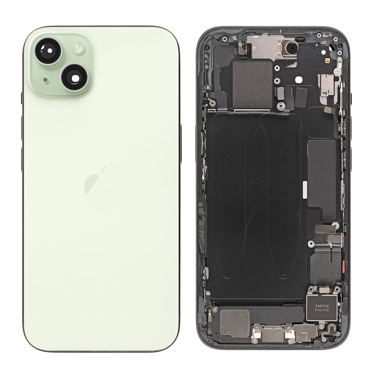 Replacement For iPhone 15 Back Cover Full Assembly-Green