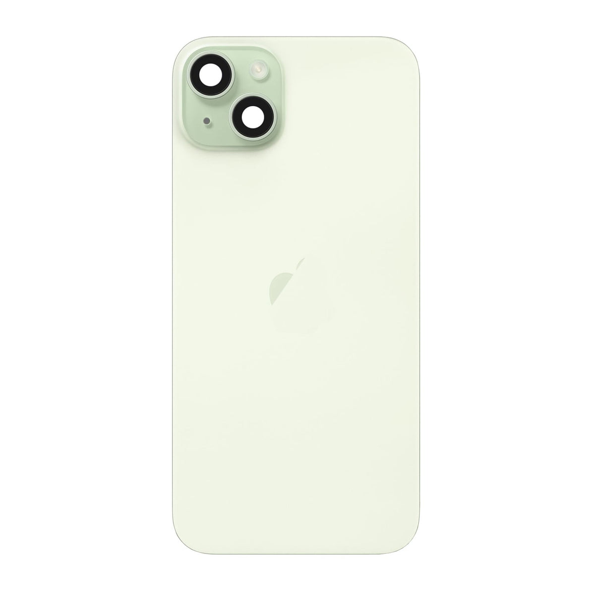 Replacement For iPhone 15 Back Cover Glass With Back Panel Frame-Green