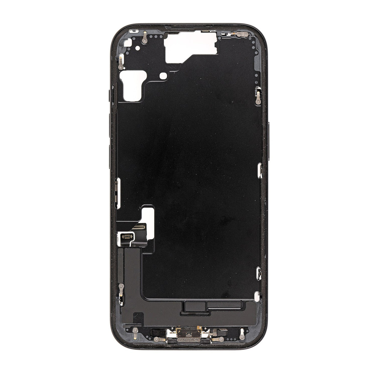Replacement For iPhone 15 Mid-Housing Frame Assembly-Black