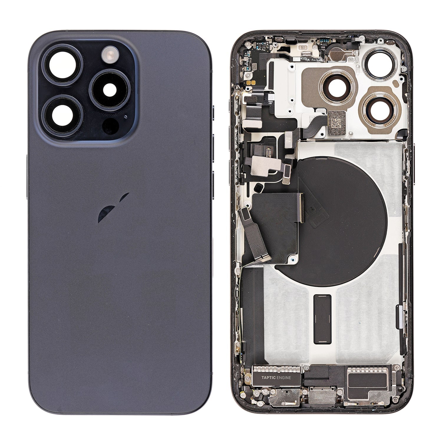 Replacement For iPhone 15 Pro Max Back Cover Full Assembly-Blue Titani