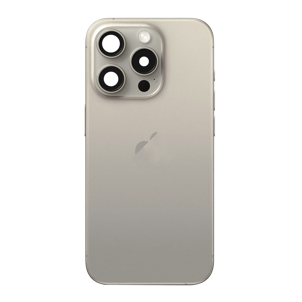 Replacement For iPhone 15 Pro Max Back Cover Full Assembly-Natural Titanium 1
