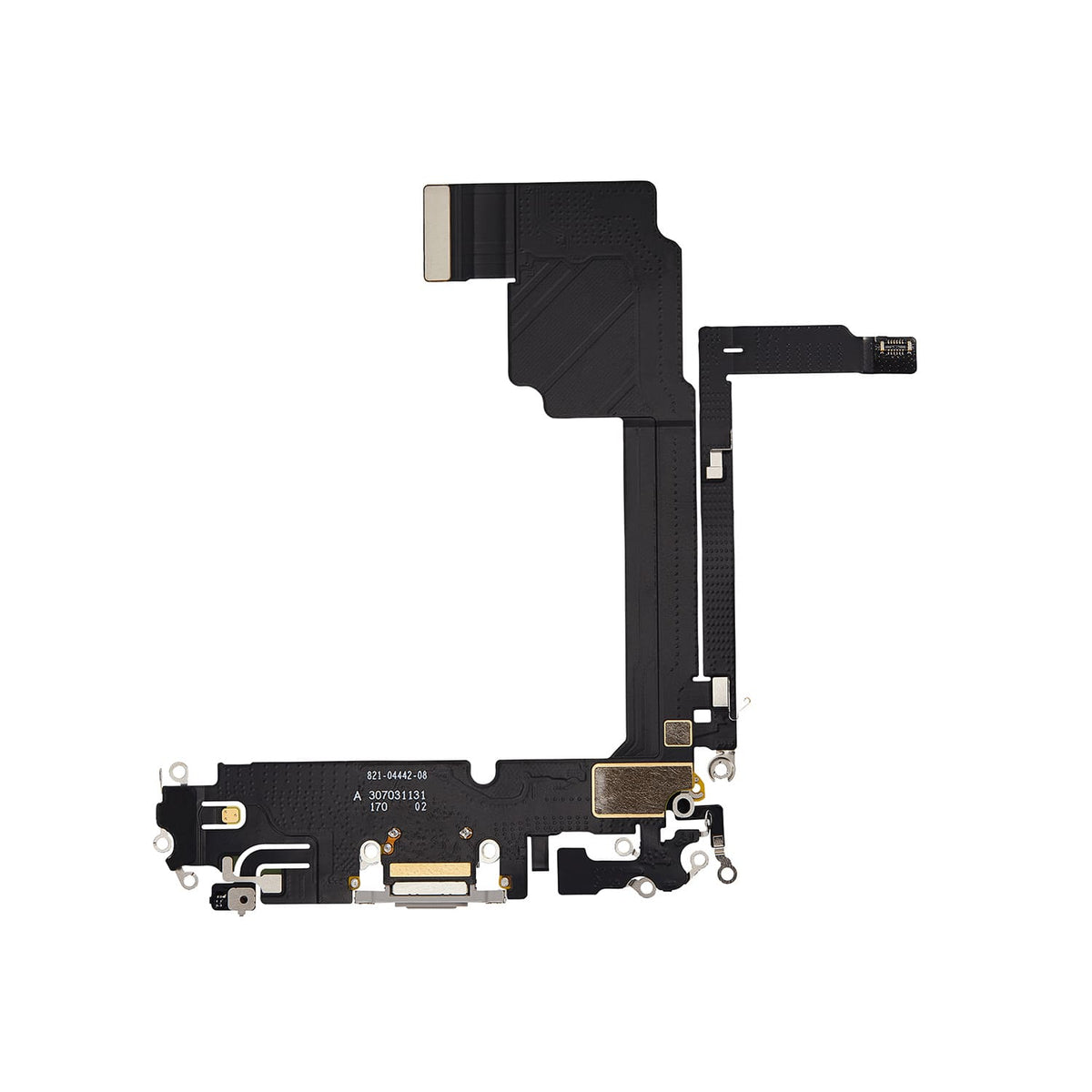 Replacement For iPhone 15 Pro Max Charging Port Flex Cable-White Titanium 1