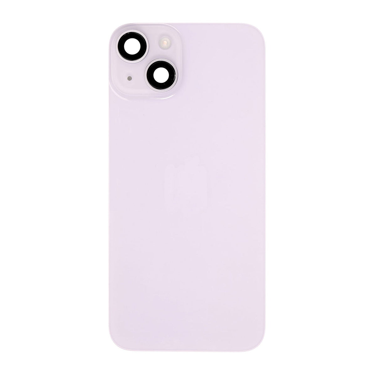 Replacement for iPhone 14 Back Cover Glass with Back Panel Frame - Purple