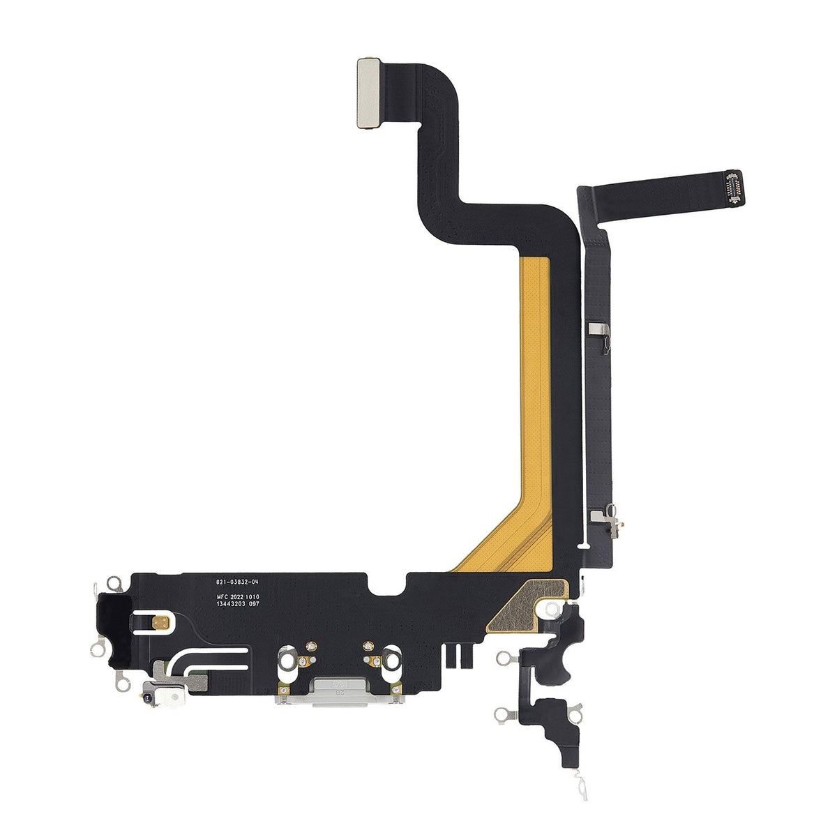 Replacement for iPhone 14 Pro Max USB Charging Flex Cable - Silver