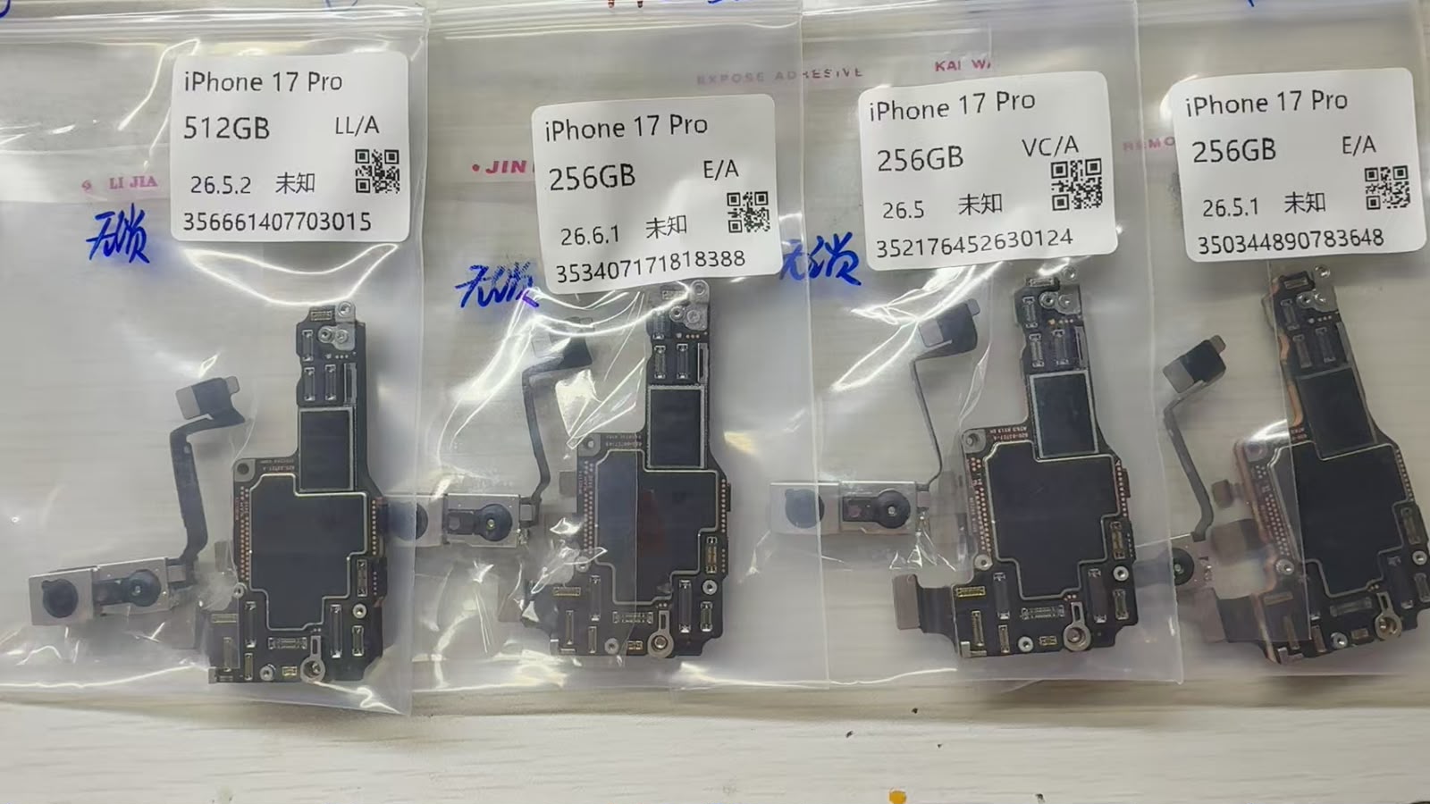 iPhone 17 Pro US Version, triple-network eSIM, 256-512GB, with Face ID.