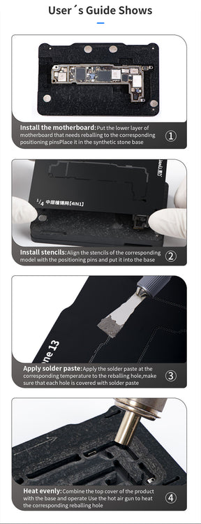 Middle Frame Reballing Platform Compatible For iPhone 13 / 13 Mini / 13 Pro / 13 Pro Max (Qianli)