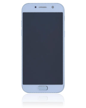 OLED Assembly With Frame Compatible For Samsung A5 (A520 / 2017) (Aftermarket Plus) (Blue Mist)