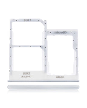 Dual Sim Card Tray Compatible For Samsung Galaxy A41 (A415 / 2020) (Prism Crush Silver)
