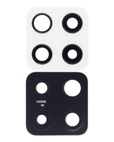 Back Camera Lens (Glass Only) With Adhesive Compatible For Samsung Galaxy A42 5G (A426 / 2020) (Prism Dot White)