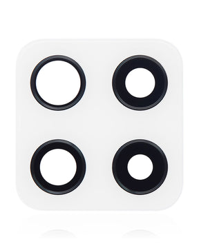 Back Camera Lens (Glass Only) With Adhesive Compatible For Samsung Galaxy A42 5G (A426 / 2020) (Prism Dot White)