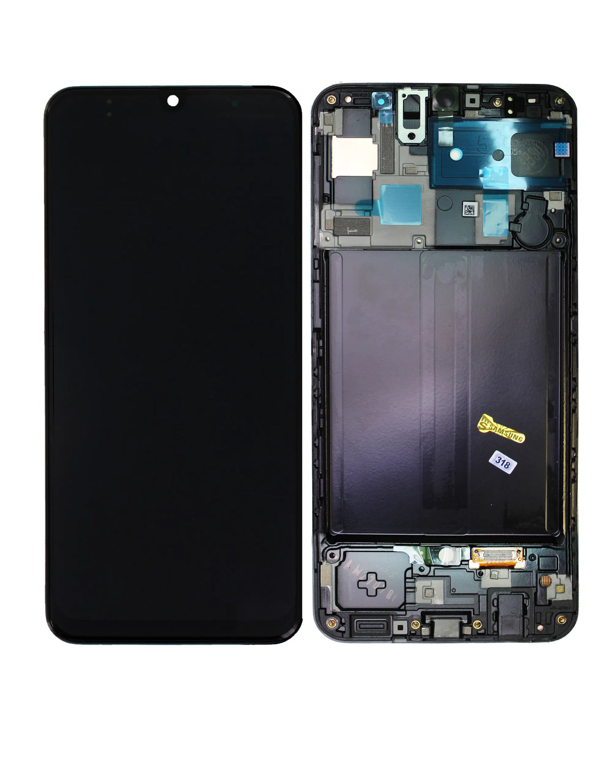 OLED Assembly With Frame Compatible For Samsung Galaxy A50 (A505F / 2019) (International Version) (Service Pack) (All Colors)