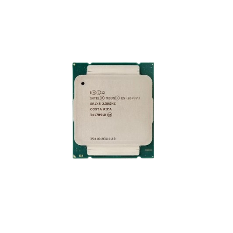 Intel Xeon CPU E5-2670V3 E5 2670 V3 SR1XS 30M 12-NÚCLEOS de 2.30GHZ processador LGA 2011-3 com o Intel Xeon CPU E5-2670V3 E5 2670 V3 SR1XS 30M 12-NÚCLEOS de 2.30GHZ processador LGA 2011-3 com o