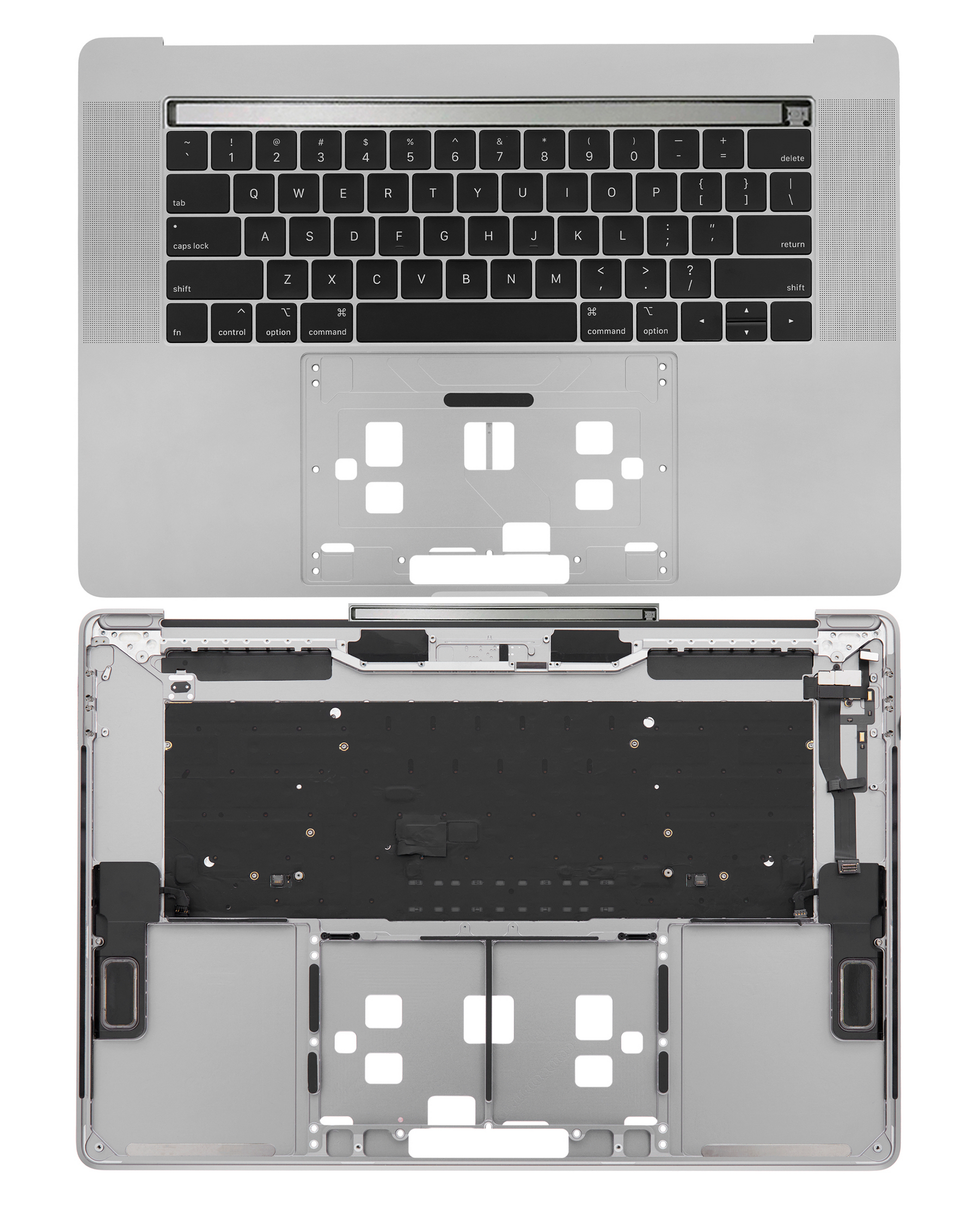 SPACE GREY TOP CASE WITH KEYBOARD US ENGLISH FOR MACBOOK PRO 15