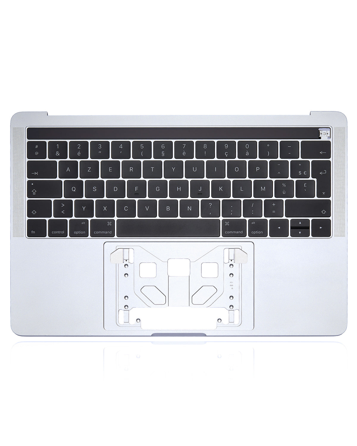 SILVER TOP CASE ASSEMBLY ((FRENCH) FOR MACBOOK PRO 13" TOUCH A1706 (LATE 2016-MID 2017)