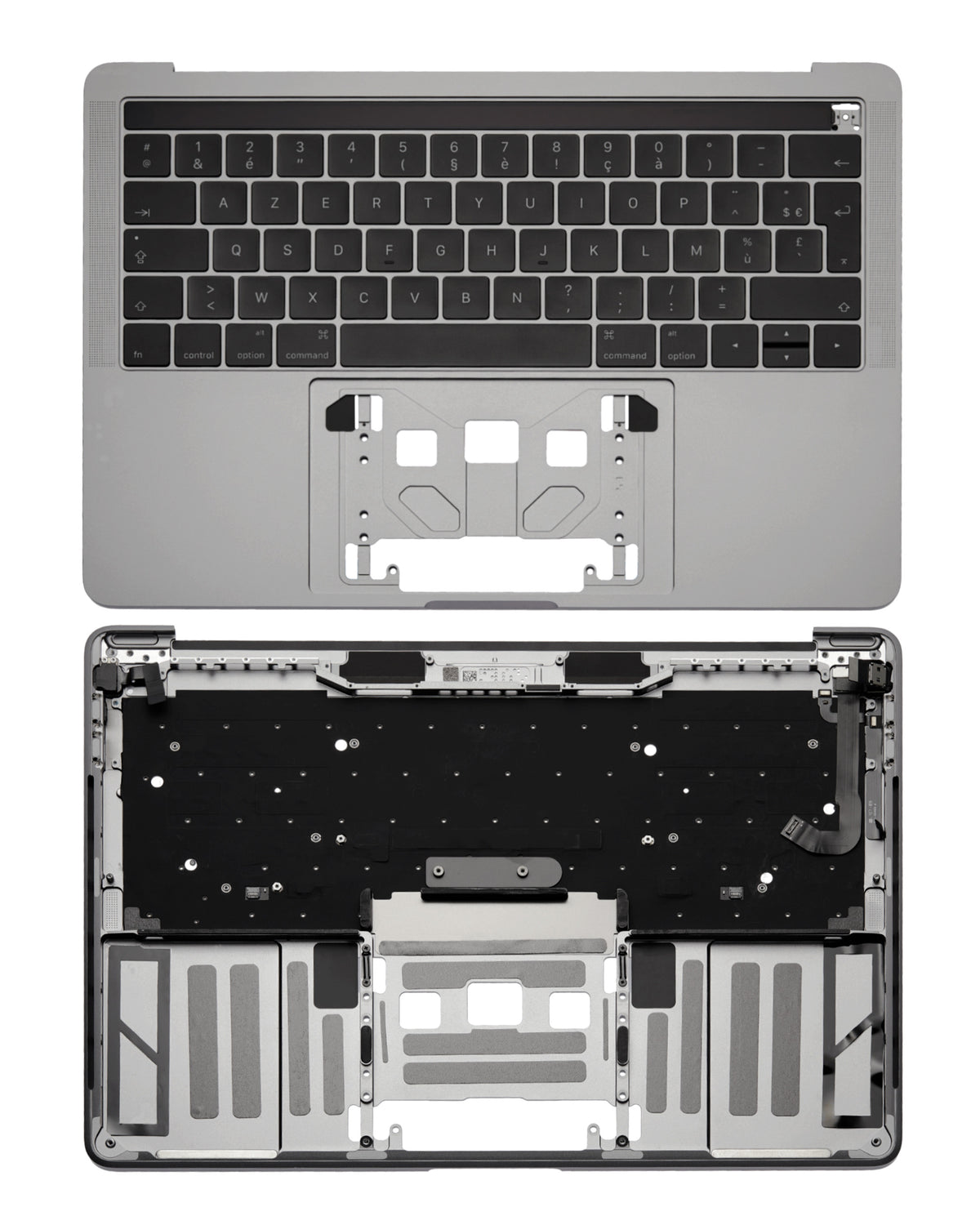 SPACE GREY TOP CASE WITH KEYBOARD (FRENCH)  FOR MACBOOK PRO 13" W/ TOUCH BAR A1707 (LATE 2016 / MID 2017)