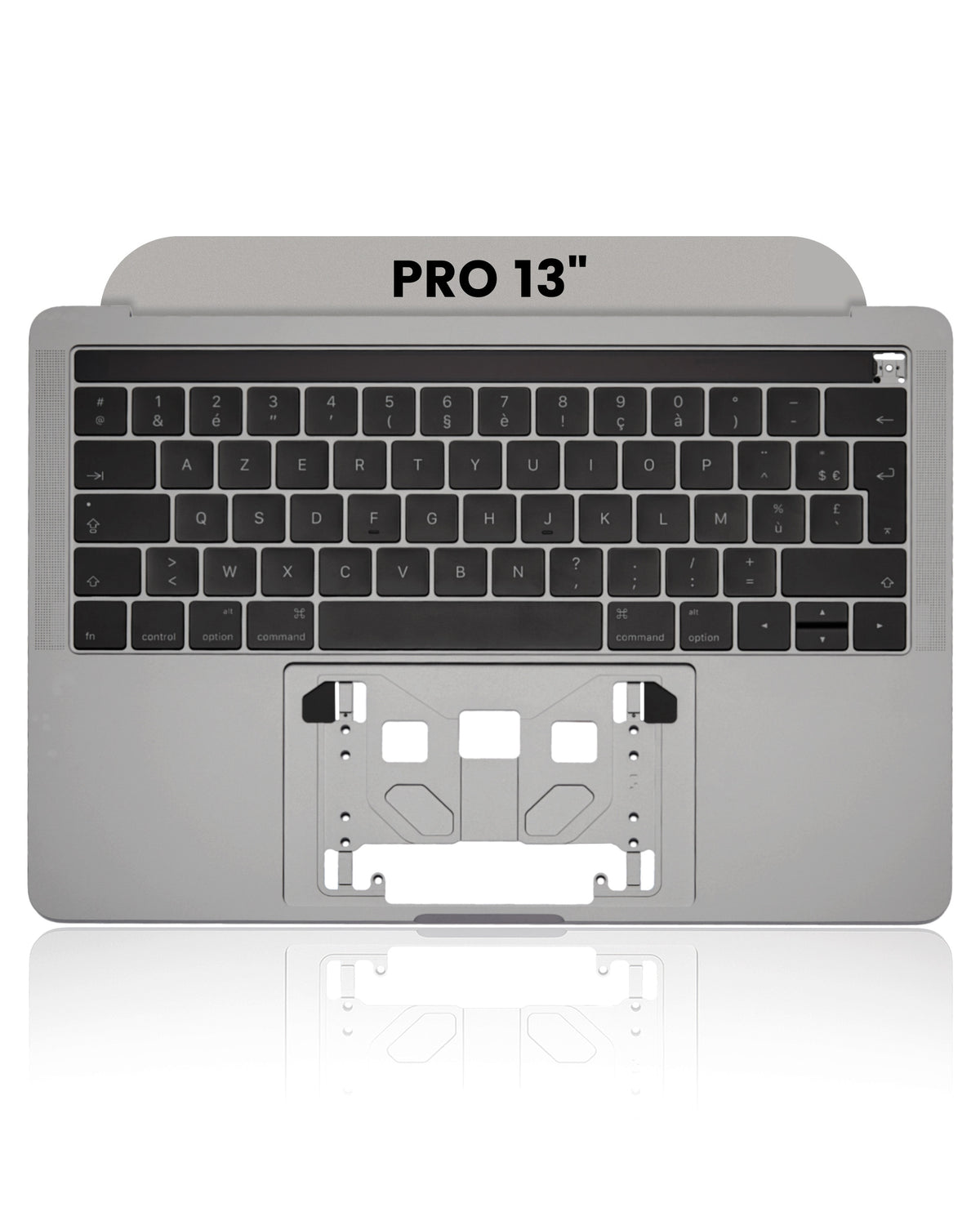 SPACE GREY TOP CASE WITH KEYBOARD (FRENCH)  FOR MACBOOK PRO 13" W/ TOUCH BAR A1707 (LATE 2016 / MID 2017)