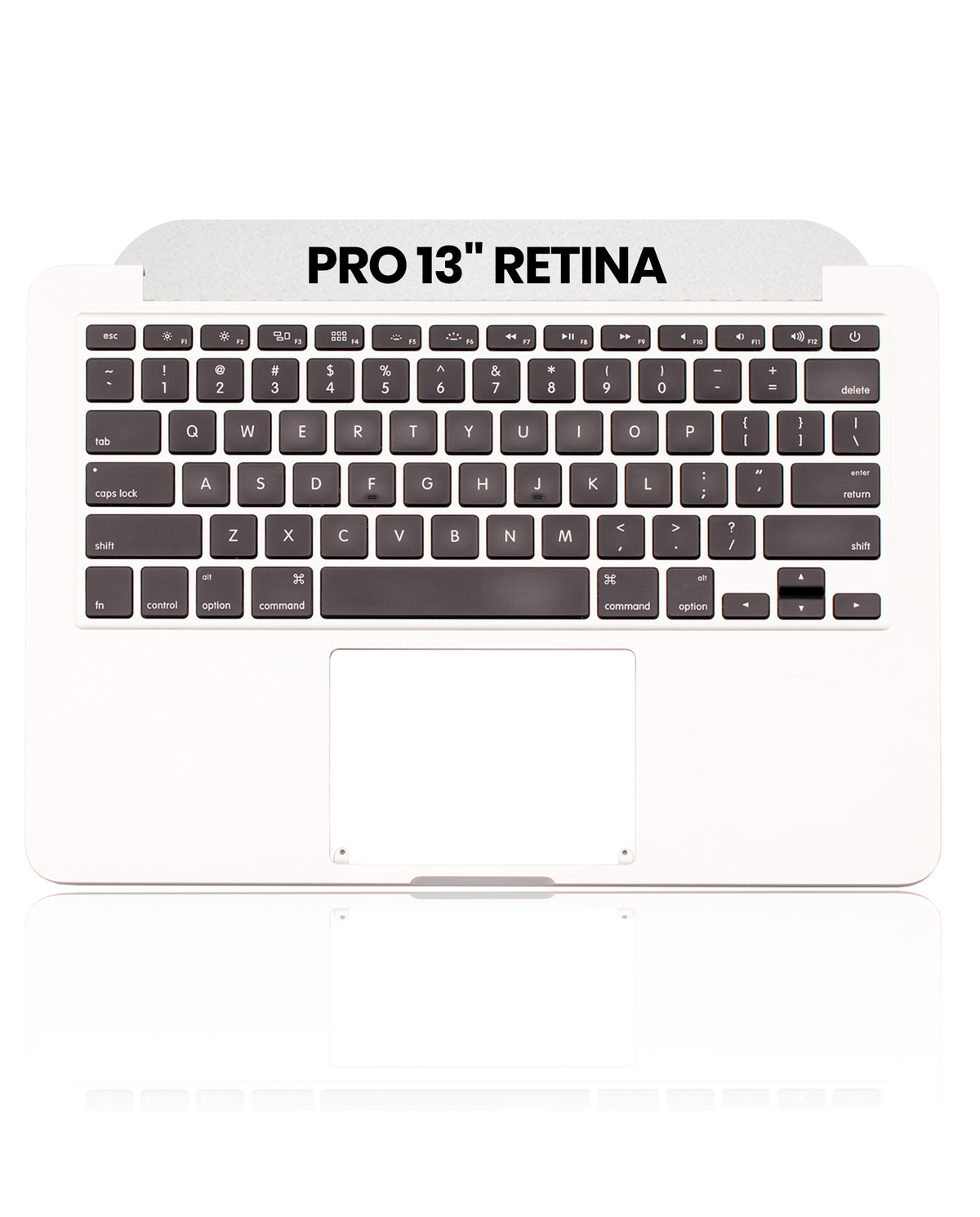 TOP CASE WITH KEYBOARD (US ENGLISH) FOR MACBOOK PRO 13" RETINA A1502  (EARLY 2015)  (USED OEM PULL: COSMETIC GRADE: NEW)