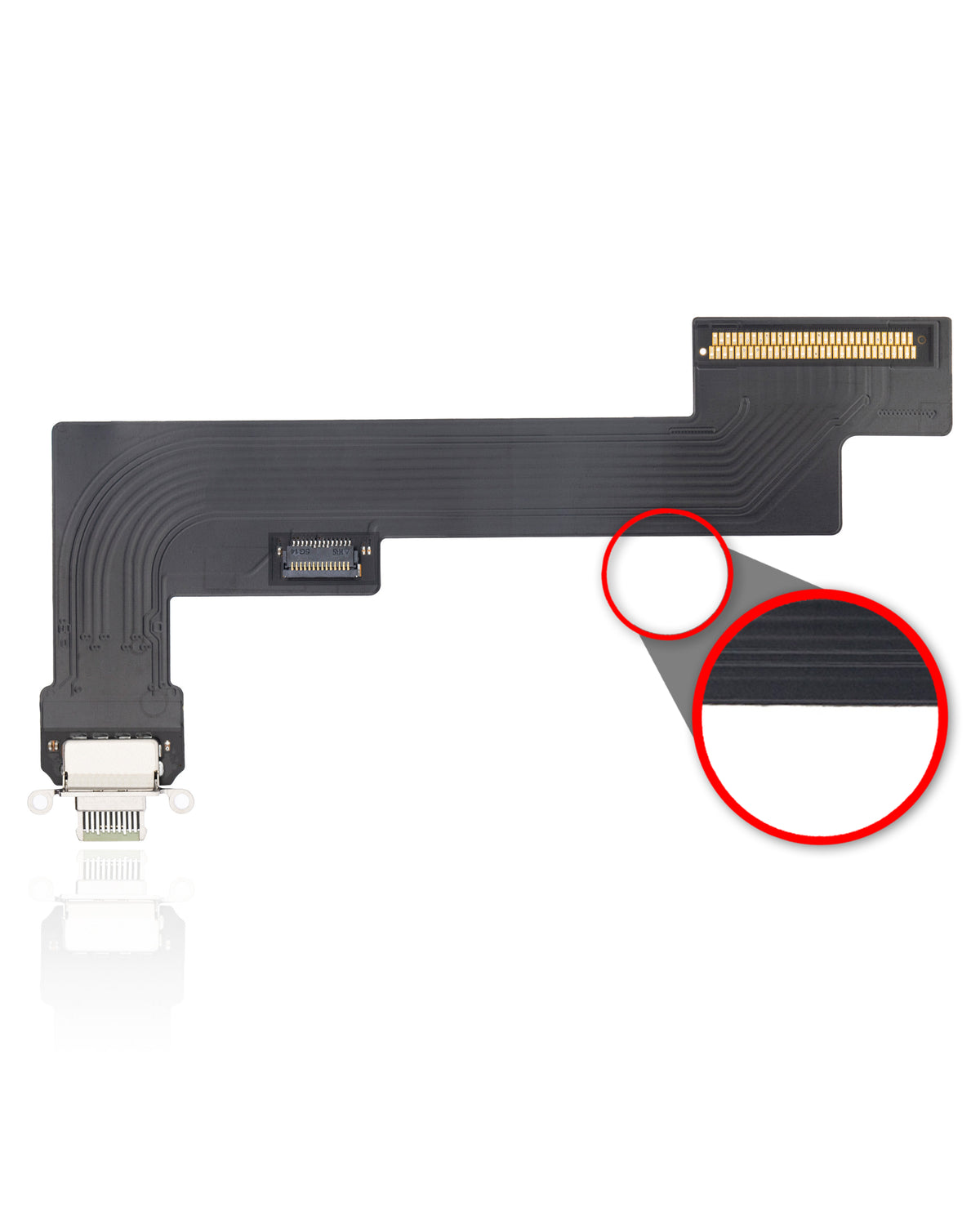 CHARGING PORT FLEX CABLE (WIFI VERSION) COMPATIBLE FOR IPAD AIR 4 - GREEN