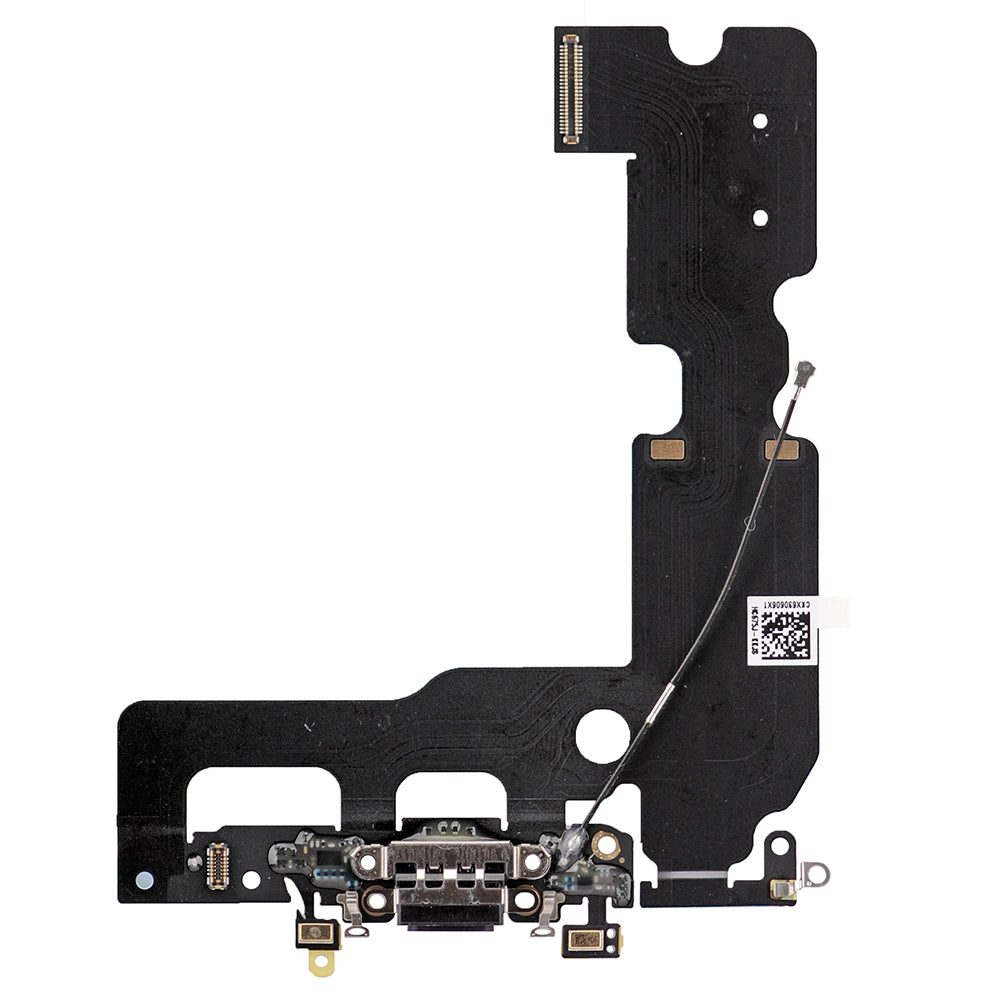 BLACK CHARGING CONNECTOR ASSEMBLY  FOR IPHONE 7 PLUS