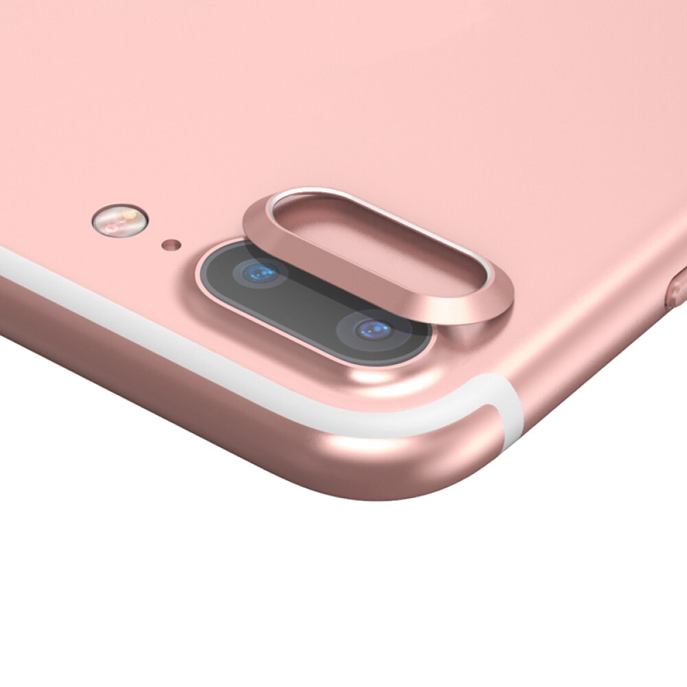 ROSE GOLD LUXURY METAL REAR CAMERA LENS PROTECTIVE RING COVER FOR IPHONE 7 PLUS
