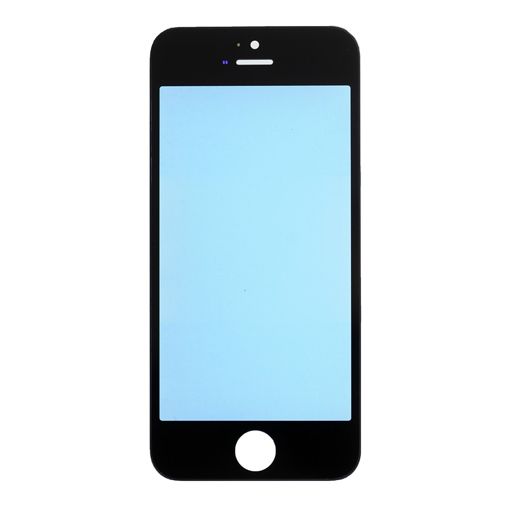 FRONT GLASS WITH COLD PRESSED FRAME FOR IPHONE 5C - WHITE