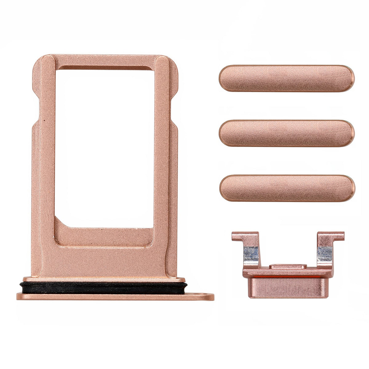 GOLD SIDE BUTTONS SET WITH SIM TRAY FOR IPHONE 8/SE 2ND/SE 3RD